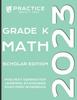 The 2023 Grade K Math Scholar Edition Book