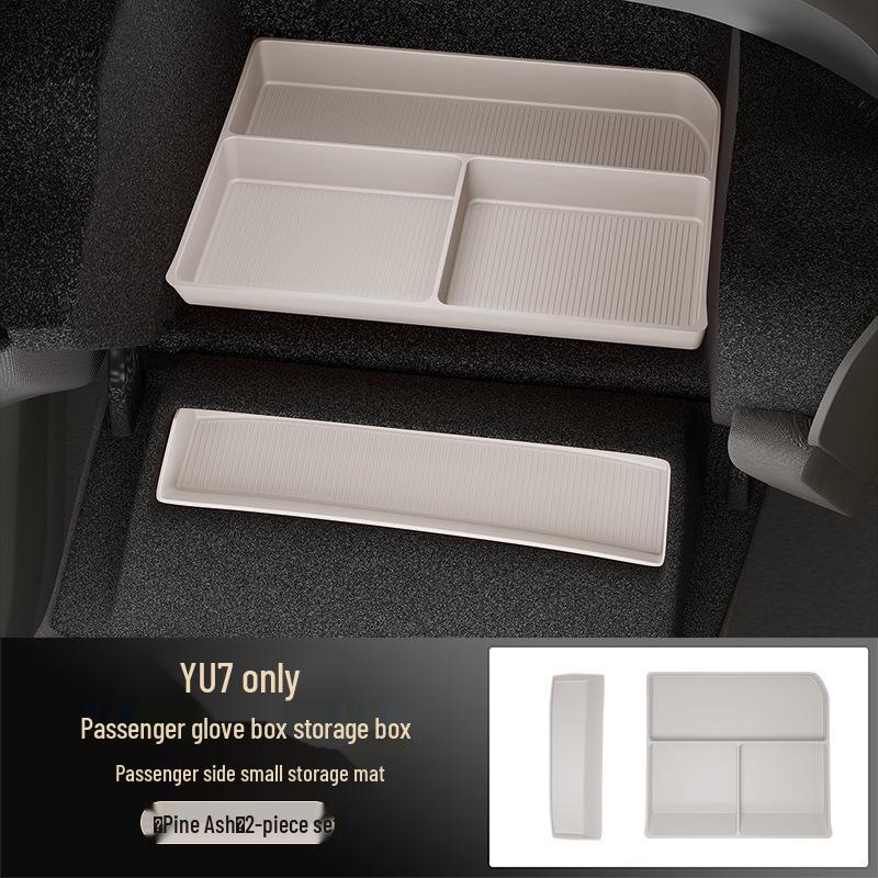 YU7 Passenger Side Glove Box & Seat Storage Mat for Car Interior 330.9*313.8*71.7 mm