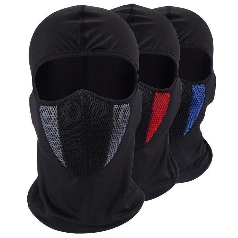 Headgear Full Face Mask Outdoor Windproof Full Face Neck Ninja Headgear Hat Ice Silk Sunscreen Cycling Hat Masks