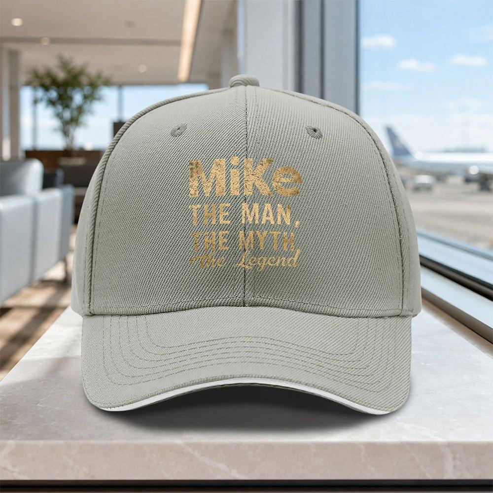 Mike Print Adjustable Baseball Cap Lightweight Unisex Hat For Outdoor Weddings Parties