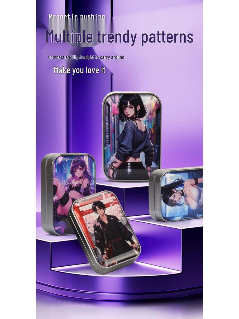 Aluminum EDC Push Card Fidget Toy