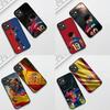 Hülle für Apple iPhone 12 13 Pro Max Mini ProMax X XR Air 13Pro XS Handyhülle Weiche Hülle Spanien Fußball Nr. 19 Fußball Nr.19 Flagge