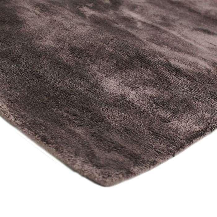 Pink Grey Viscose Rug 160x230