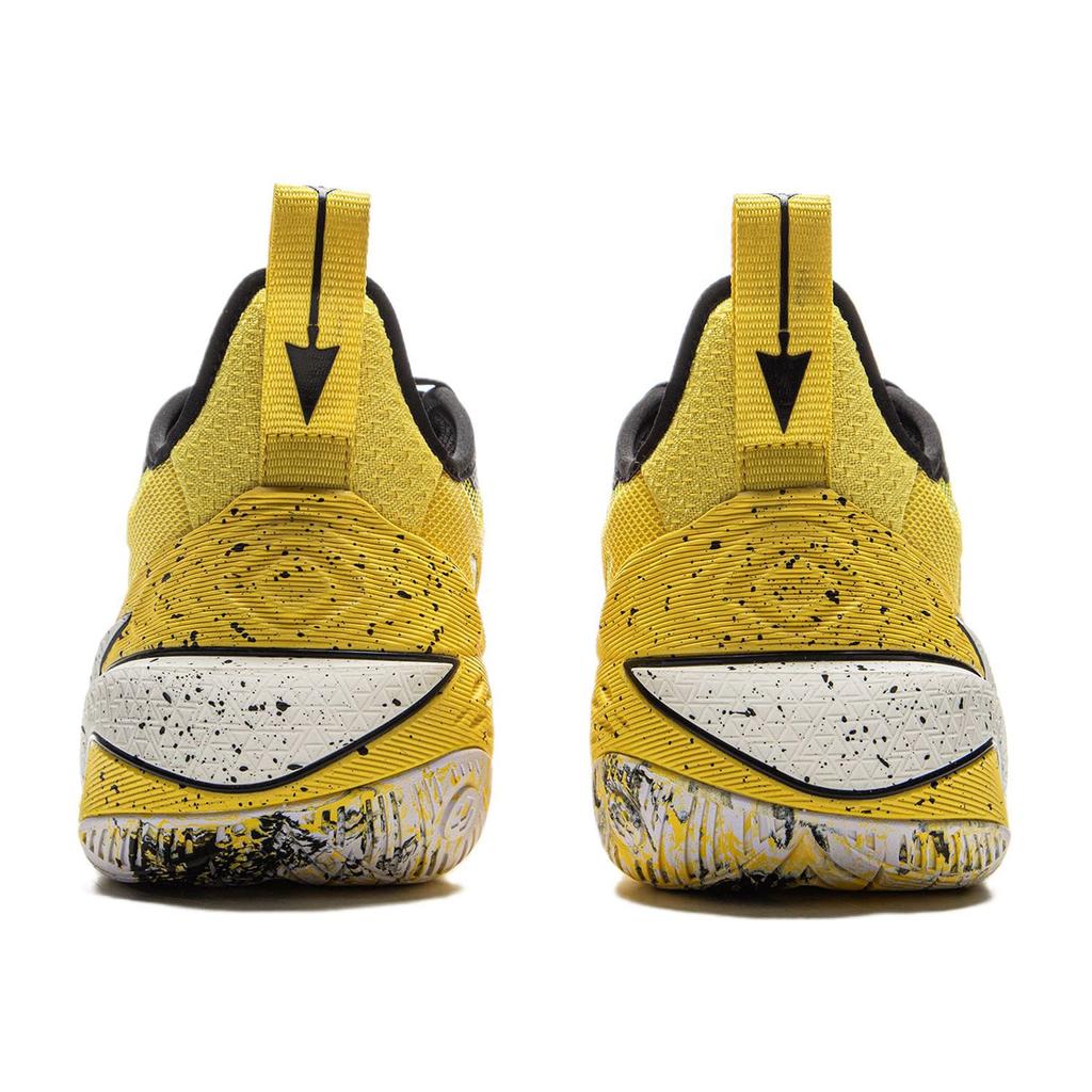 Li Ning Buckets Basketball Shoes Men's Yellow Black ABAV023-5