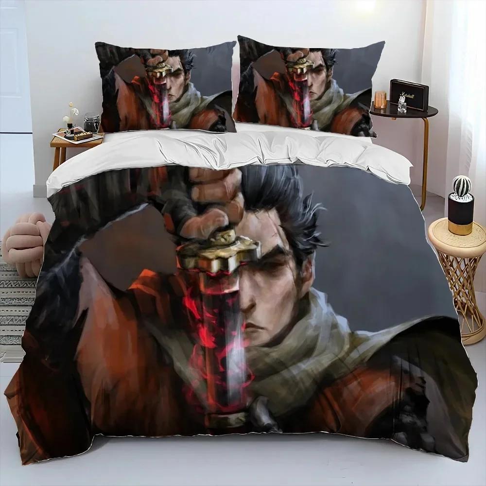 3D Sekiroshadows Die Twice Game Comforter Bedding Set Printed Duvet Cover Pillowcase Single Double Queen Super King Size Sets