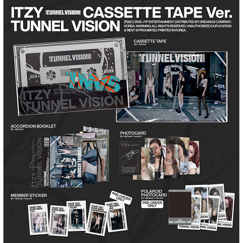 ITZY TUNNEL VISION (Cassette Tape Ver.)
