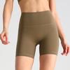 High Waist Butt-Lifting Yoga Shorts - Three-Quarter Length for Slimming and Fitness