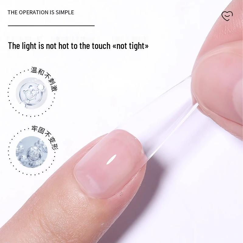 Alcohol-Free Long-Lasting Nail Adhesive Patch for Strong Wearable Nail Tips