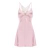 Women's Butterfly Padded Backless Cami Sleep Dress with Robe Lounge Set