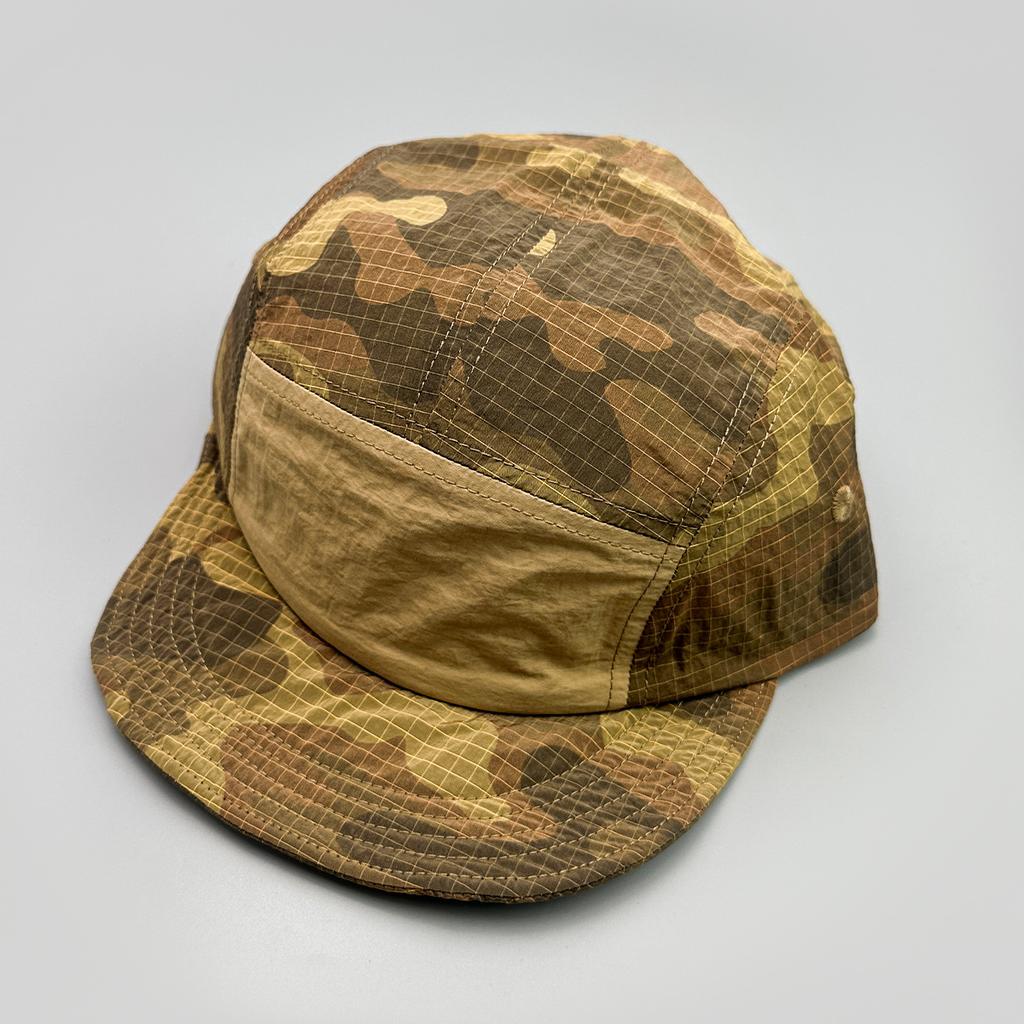 Quick-drying camouflage letter embroidery flat-brimmed baseball cap men's and women's sunshade outdoor camping light board cap