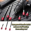 100mm Rod Self-locking Extension Rod Red Handle Hexagonal Handle Screwdriver Set  DIY Projects