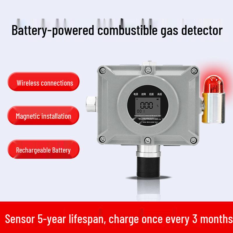 Industrial Flammable Gas Leak Detector for Natural and Liquefied Petroleum Gas