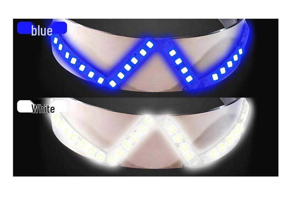 LED Light-Up Glasses & Gloves for Nightclubs, Bars, Concerts, and Street Dance Performances