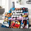 Gta Blanket Ultra-Soft Great for Couch Office Bed for All Seasons Warmthful Decor Gifts For Family Or Friends