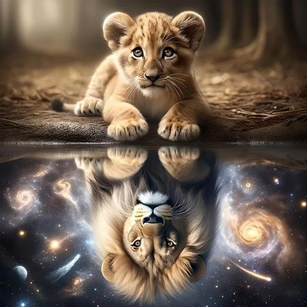 Animal DIY No Frame Acrylic Paint-By-Number Kit 40*40cm Acrylic Paint By Numbers Kit On Canvas for Adults Gifts Home Decor