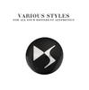 4Pcs Car Wheel Center Hub Cap Rim Cover Stickers For DS DS4S DS5 5LS DS3 DS4 DS6 DS7 DS9 WILD RUBIS SPIRIT E-Tense AutoEmblem