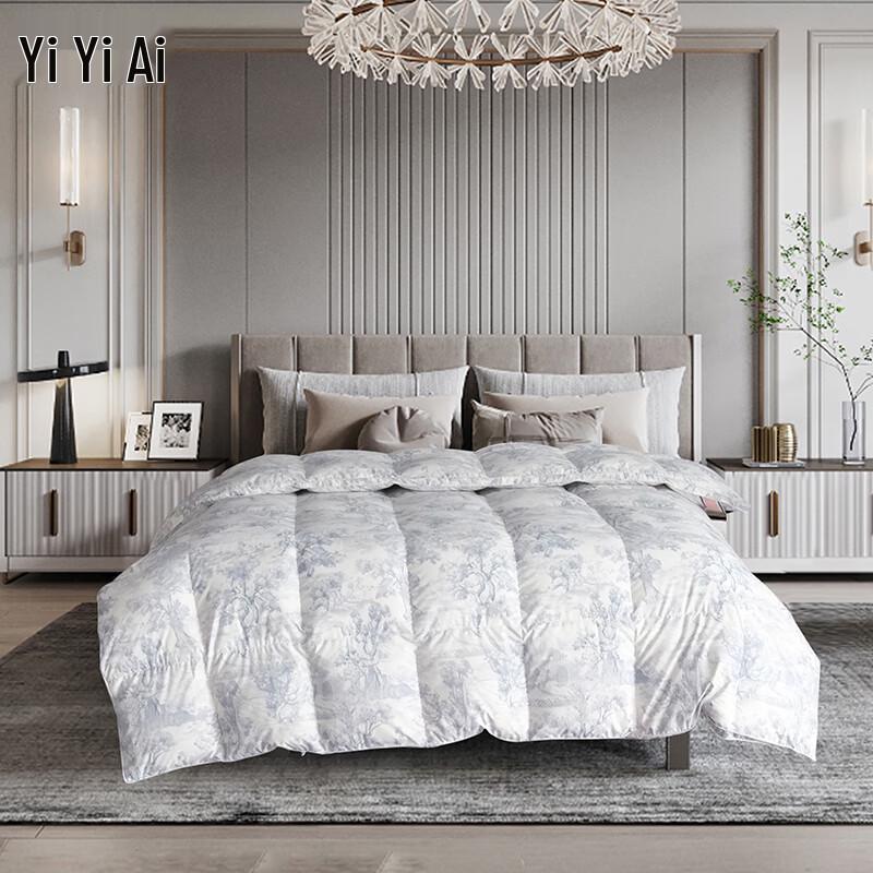 Yiyiai Ink Wash Style White Goose Down Comforter