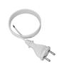Przewód Przyłączeniowy Kabel Z Wtyczką Prostą 4M 2X1Mm2 Typ E Biały