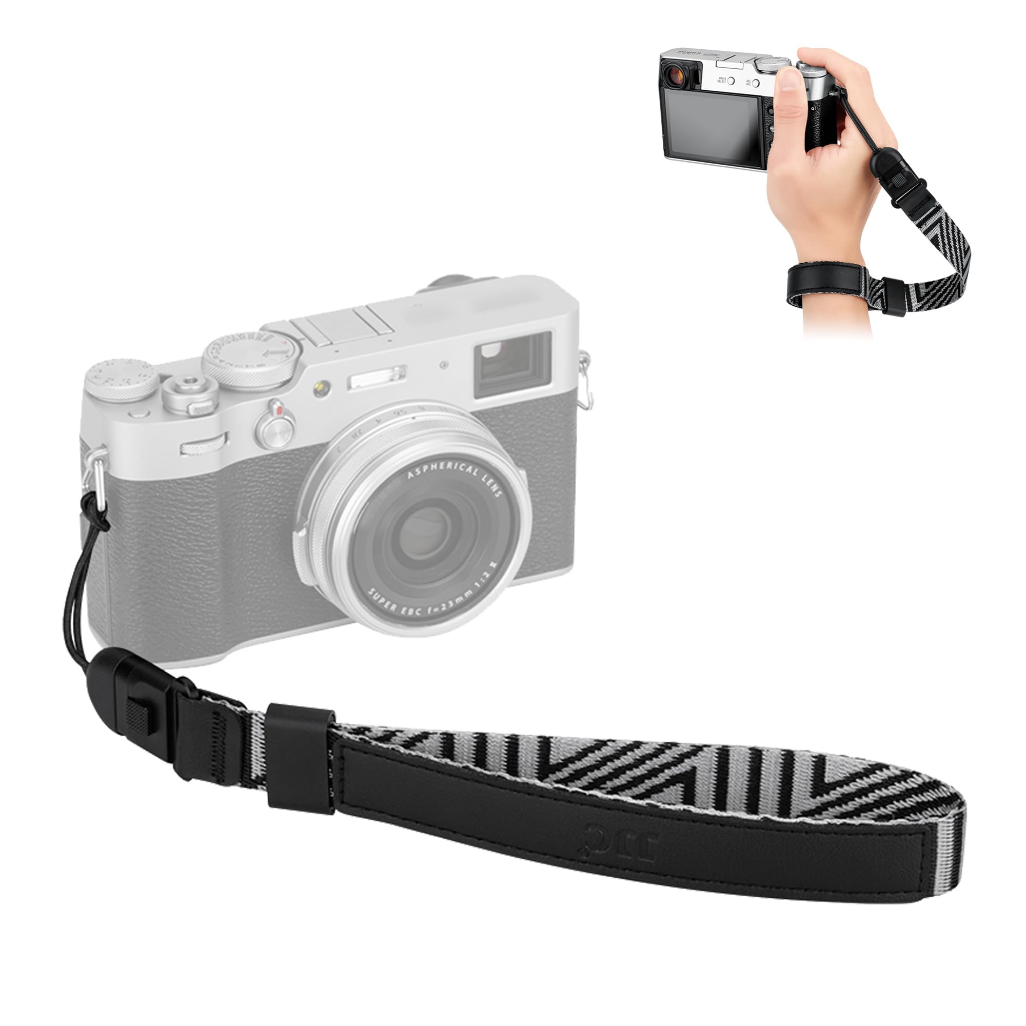 

JJC Camera Hand Wrist Camera Strap with Drop Protection for Sony RX1RIII A7CII A6700 Fuji Xhalf XM5 X100VI Nikon Z5II COOLPIX P1100 Z50II Zf Zfc Z9 Z8