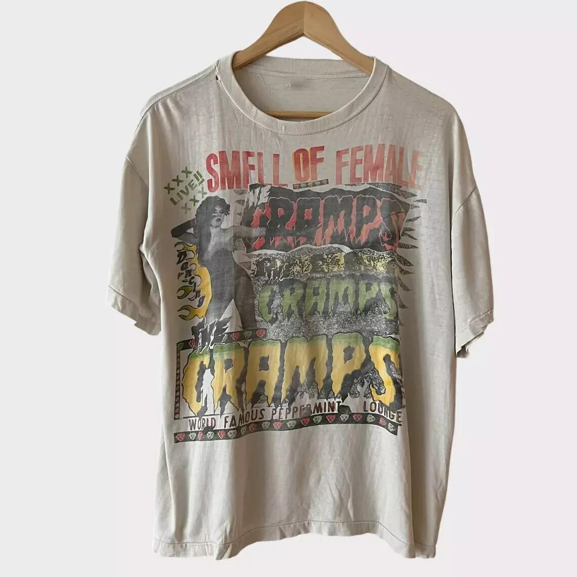 The Cramps Smell Of Female at the Peppermint Lounge T Shirt Full Size AHN02442 Unisex T-Shirt L
