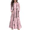 Girls' Maxi Dress Casual Holiday Dresses - Long Sleeve Dress With Pockets For 4-14Y