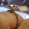 Trendy Fashionable Jewelry Finger Ring Graceful Crystal Stone Rhinestones Finger Ring Women Accessories Bride Wedding Occasion Party Event Bridal