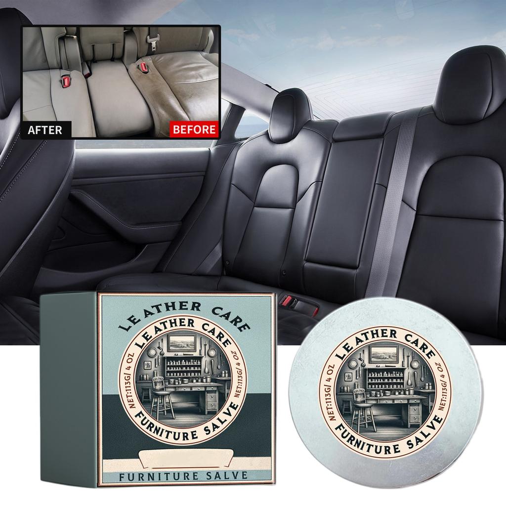 Leather & Furniture Repairing Salve For Wood Furniture,Upgrade Leather Polisher, Moisturizer And Restorer, Household Upholstery Cleaners