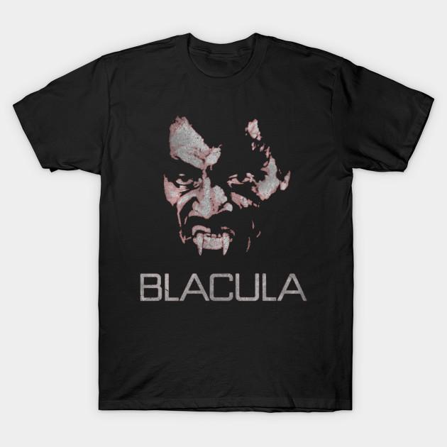 Men Black Print T-shirt Blacula No-Cut Transfer Paper Print Cotton Tshirt - Men s Summer Cotton Graphic Tee S разноцветный