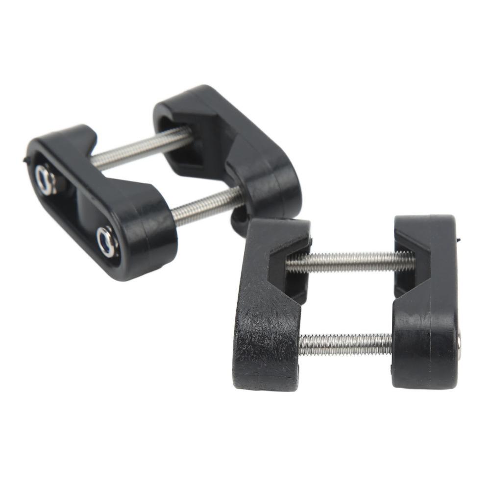 2PCS Corrosion Resistant Boat Rail Mount Brackets for 22 To 25mm(7/8in To 1in) Tube for Yacht