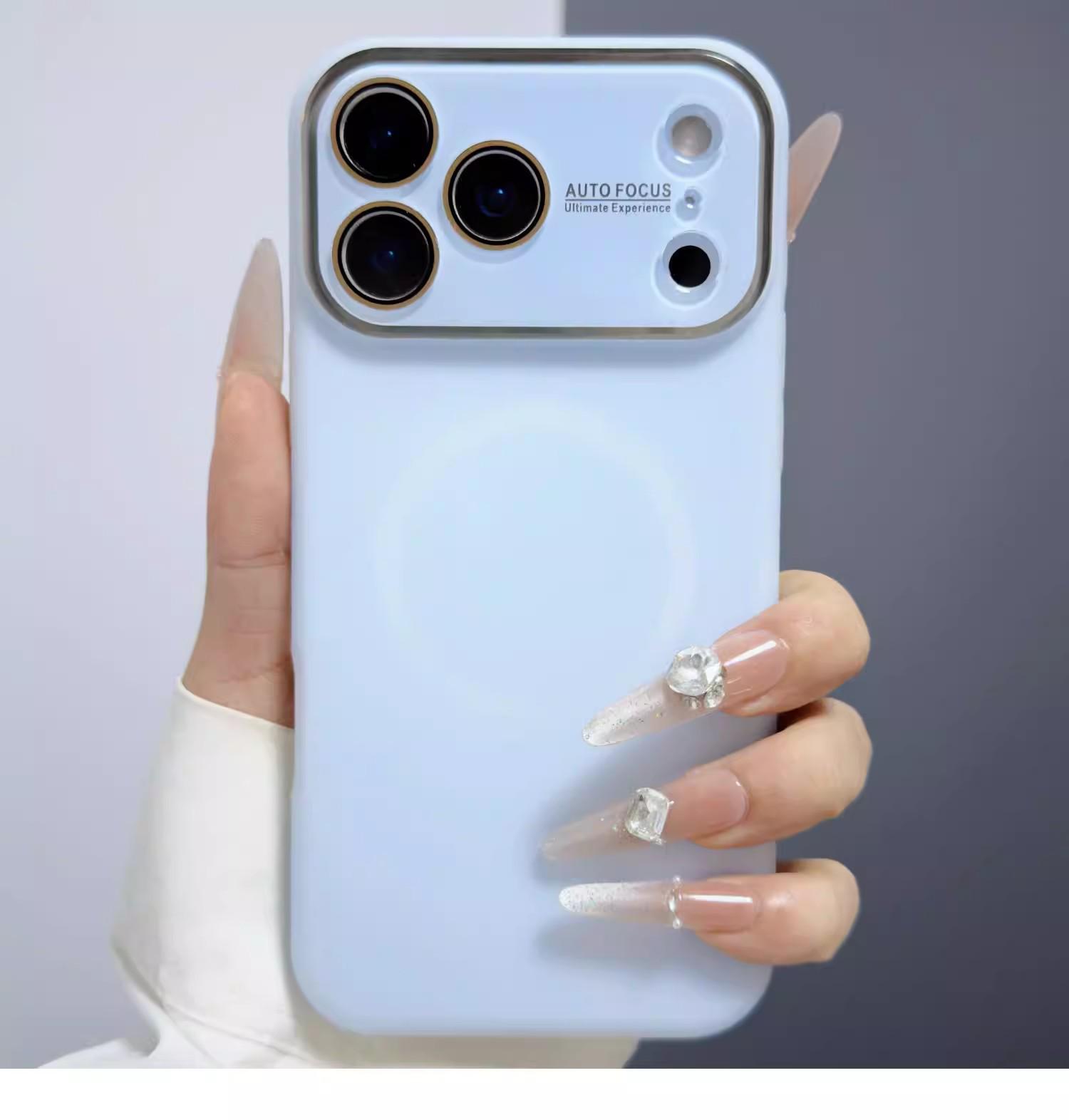 Liquid Silicone Magnetic Skin iPhone 17 Pro Max Case - Fits Apple 16 iPhone 17 Pro