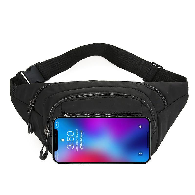 Cross-Border Anti-Theft Sports Shoulder & Waist Bag - Multi-Functional Oxford Cloth Messenger with Large Capacity