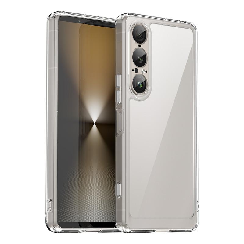 For Sony Xperia 1 VII Case Sony Xperia 1 VII Cover TPU Clear PC + Silicone Shockproof Protective Phone Cover Sony Xperia 1 VII