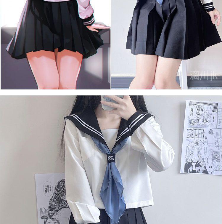 Originální JK Campus Kreslená Uniforma: Bílý námořnický oblek ve stylu vysokoškoláka druhého ročníku pro ženy