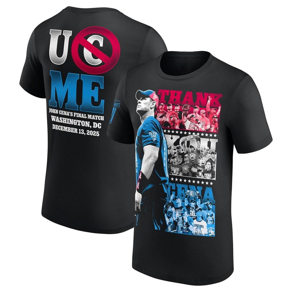 

John Cena Thank You Cena TShirt 2026 Summer Men Women Luxury Fashion Casual Pure Cotton Oversized Tshirt Street Wear Y2K L