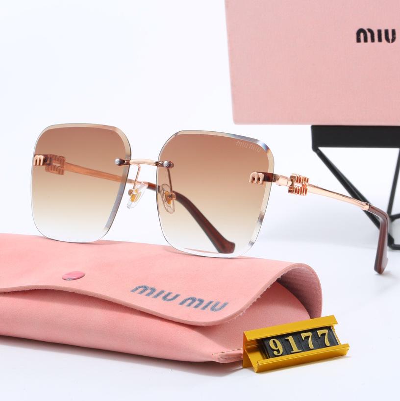 2025 Fashion Meow Meow Frameless Cut-Edge Large Sunglasses - High-End European and American INS Style