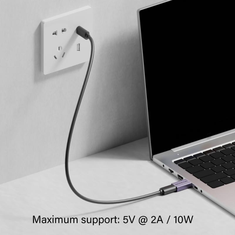 Portable USB Type C Data Blocking Charging Prevents Hacking Aluminum Housing Universal Compatibility for Phones Devices