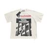 T-shirt Coton Surdimensionné Homme Avec Impression Graphique Satoshi Lavage Vintage Hip Hop Streetwear Manches Courtes