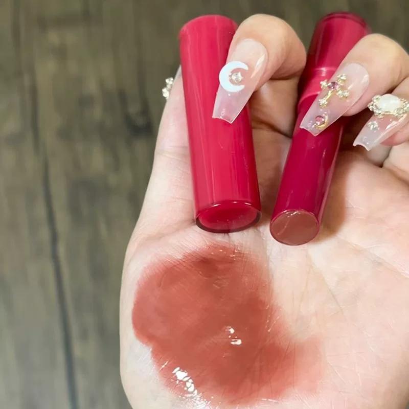 Official Genuine Melting Point Solid Lipstick Lip Gloss Mirror-Like Water Gloss Moisturizing and Hydrating Glass Lip Glaze That Brightens Yellow Skin
