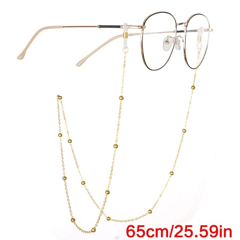 Practical Metal Eyeglass Chain For Glasses And Masks Lightweight Glasses Lanyard Adjustable Unisex Design For Daily Use