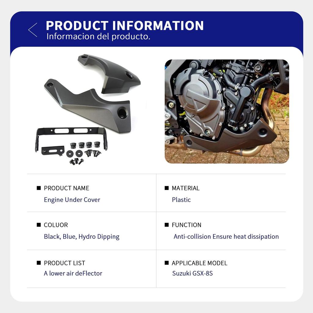 Suzuki GSX-8S 23-24 Engine Cover Under-Spoiler Fairing