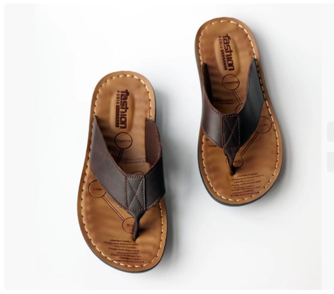 Fashion 2026 Summer Shoes Men Slippers Flip Flops Pu Leather Non-slip Flat Mens Sandals Holiday Footwear Black Khaki Chanclas De Hombre