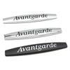10x1.7CM Auto Seiten Metall Aufkleber Heck für Mercedes Benz Avantgarde Grand Edition Emblem W211 W212 W213 W205 GLA GLK GL GLC GLE