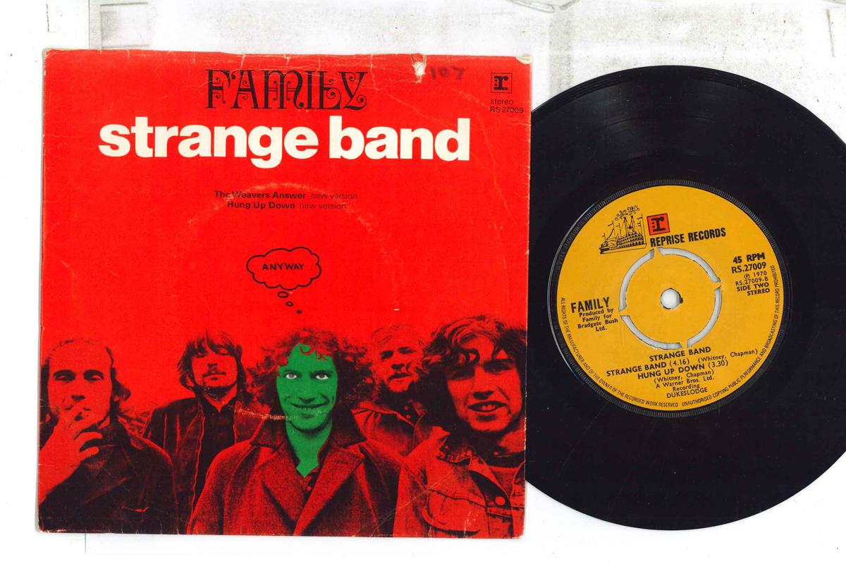

7inch Record FAMILY Strange Band RS27009 REPRISE 1970 UK Rock Used