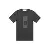 Ss23 Square Print Casual Crew Neck Short Sleeve T-Shirt Men Tops Black 78152NS92-V0029