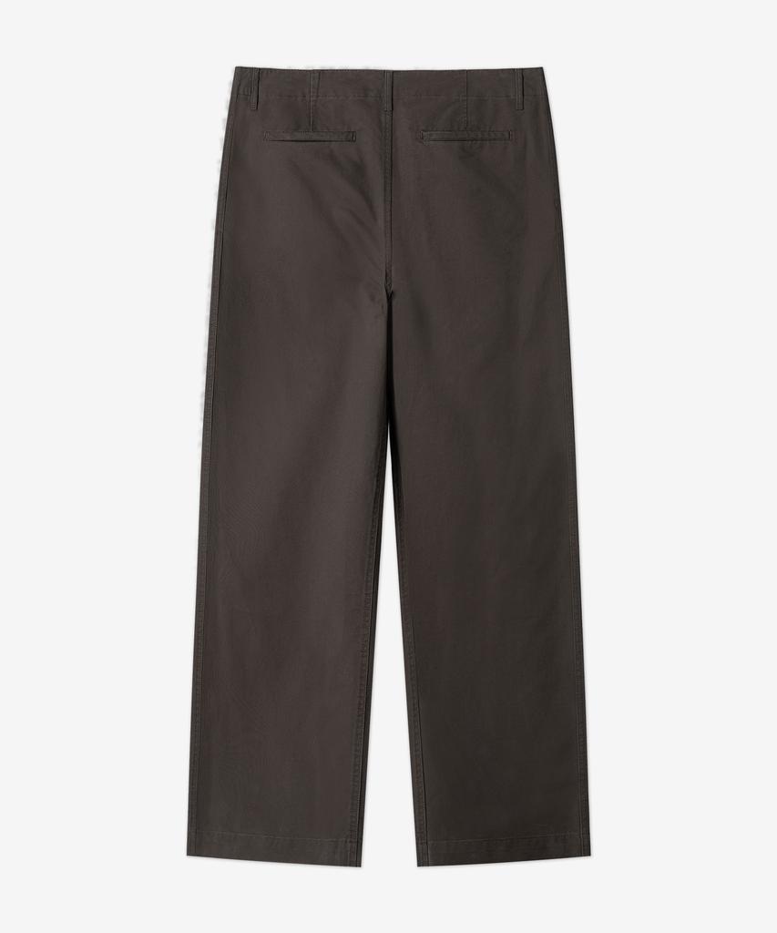 BRENSON Fine Washed Straight Chino Pants (Brown)
