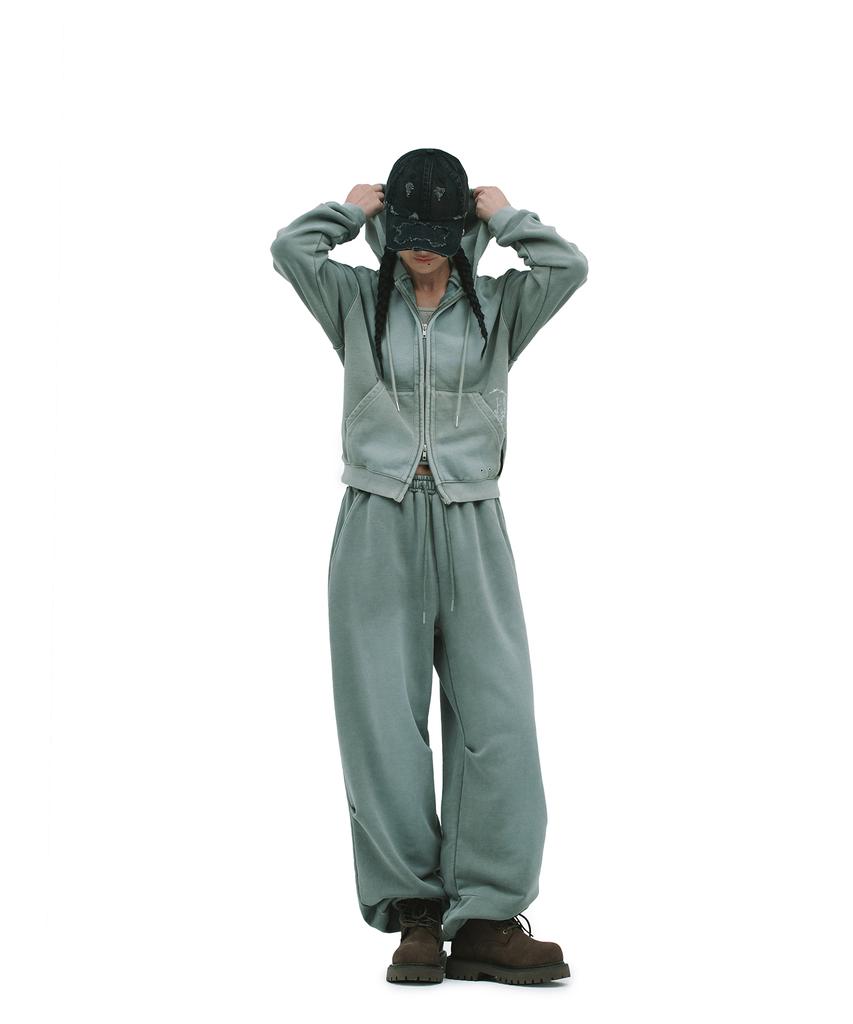 Depeugameoncheu Pig Brushed Sweat Pants [Khaki]