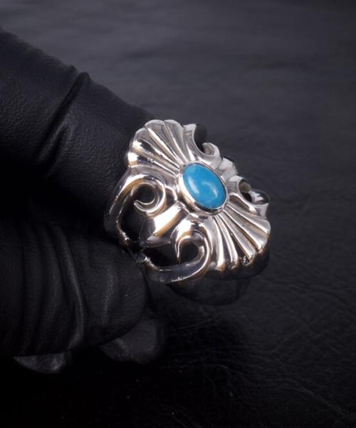 Josilver Sprout Ring (Large Size) - Turquoise