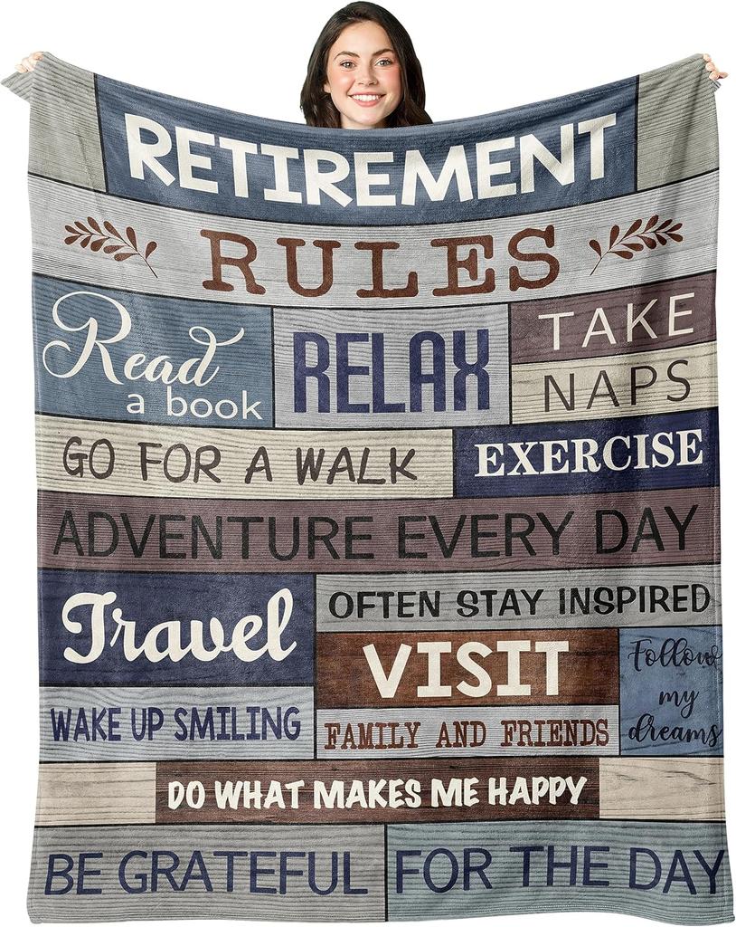 Basiole Recovery Throw Blanket for Men x Perfect Get Well Gift for Surgery Encouragement Sympathy Birthday Fathers Day Retiremen