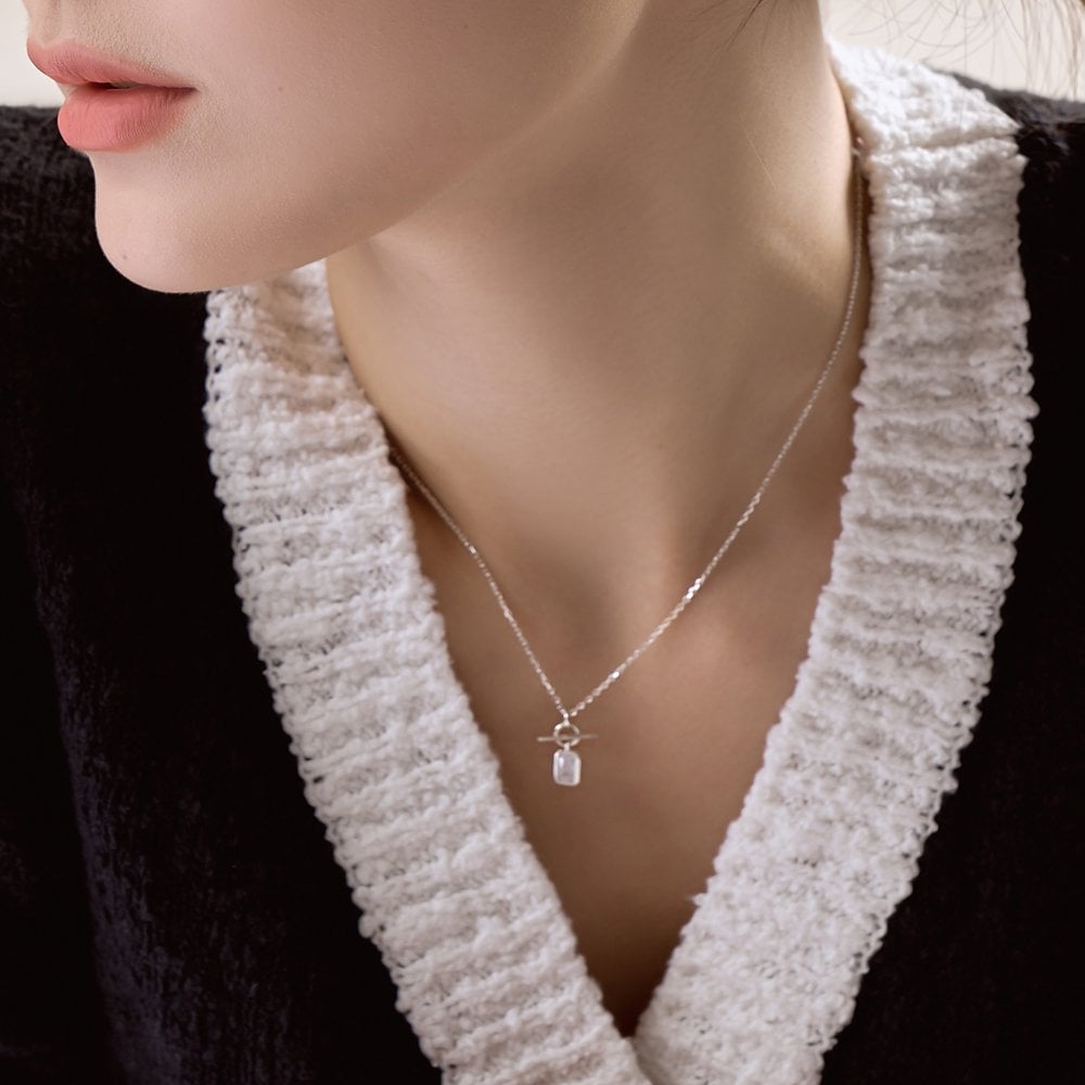 92.5 Silver Rising Necklace W