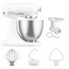 KitchenAid KitchenAid Stand Mixer Food Grinder Conjunto especial Branco brilhante 3,5 QT +